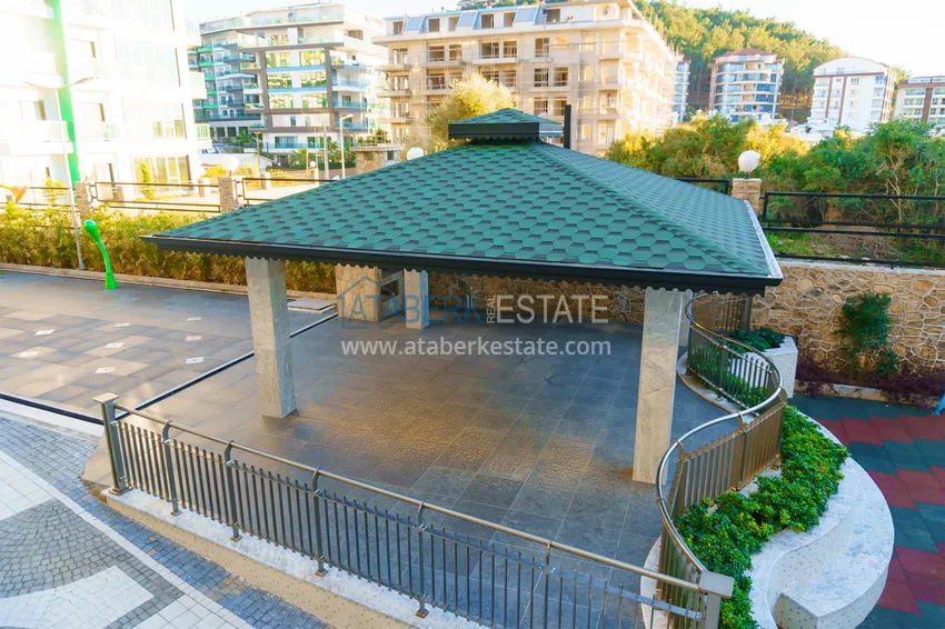 3+1 garden duplex in a complex on the beachfront, Kargicak — Alanya 17 