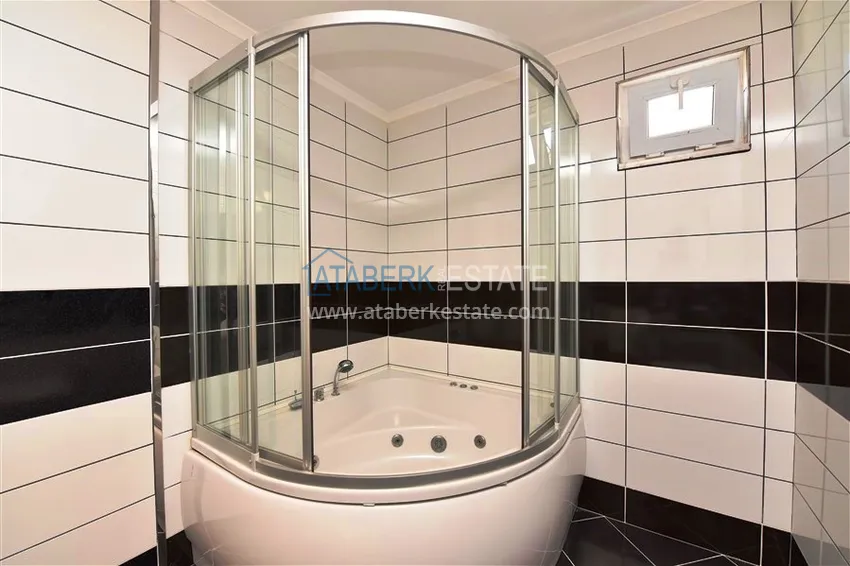 Purchase Furnished 2+1 duplex penthouse with private sauna and garage, Alanya center 15