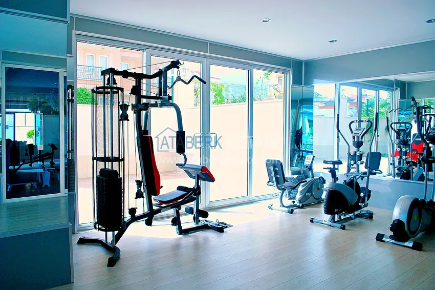 Furnished duplex penthouse 4 + 1 with mountain views in a prestigious complex, Oba - Alanya 19