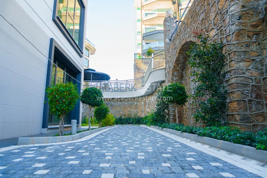 3+1 garden duplex in a complex on the beachfront, Kargicak — Alanya 19 