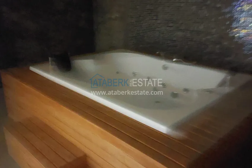 Furnished 3+1 duplex penthouse with sea view, Kargicak area - Alanya 17 