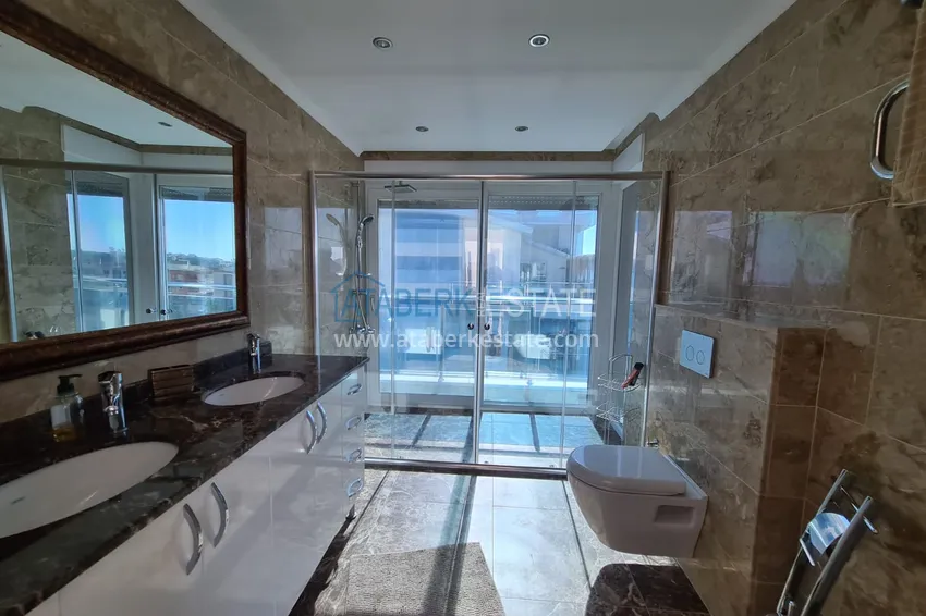 Purchase  Furnished duplex penthouse 3 + 2 with sea and mountain views, Cikcilli - Alanya 18 