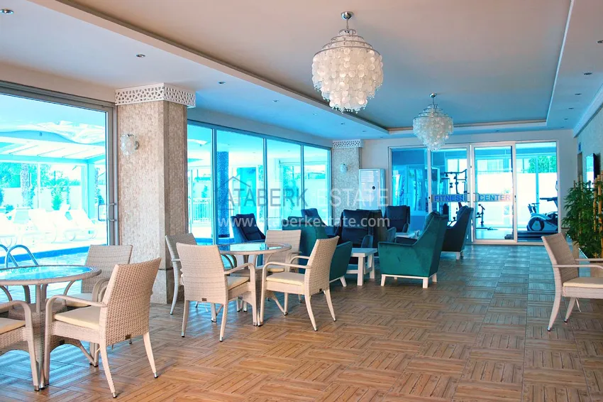 Furnished duplex penthouse 4 + 1 with mountain views in a prestigious complex, Oba - Alanya 20