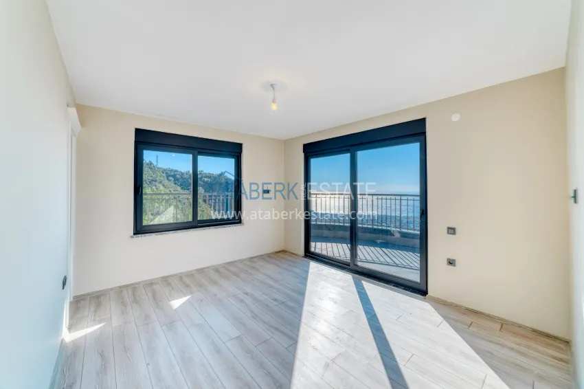 Purchase Real estate for citizenship! Brand new four-storey villa with stunning panoramic views — Alanya, Bektash 18 