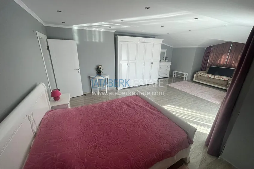 Purchase Furnished duplex penthouse 4 + 1 with mountain views in a prestigious complex, Oba - Alanya 17