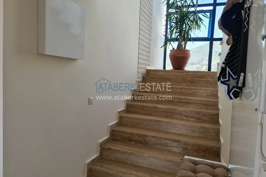Purchase  Furnished duplex penthouse 3 + 2 with sea and mountain views, Cikcilli - Alanya 20 