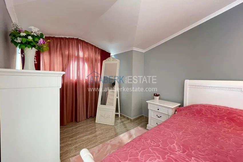 Purchase Furnished duplex penthouse 4 + 1 with mountain views in a prestigious complex, Oba - Alanya 20