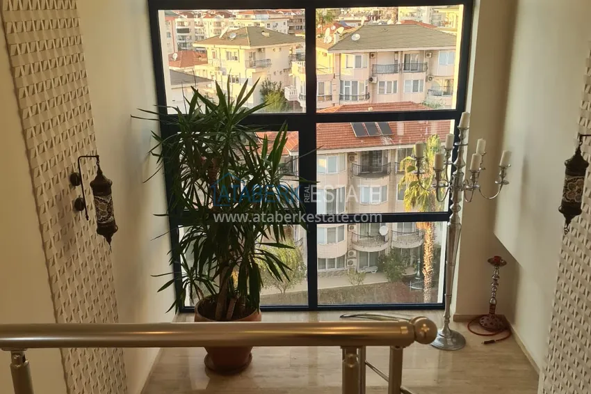 Purchase  Furnished duplex penthouse 3 + 2 with sea and mountain views, Cikcilli - Alanya 21 