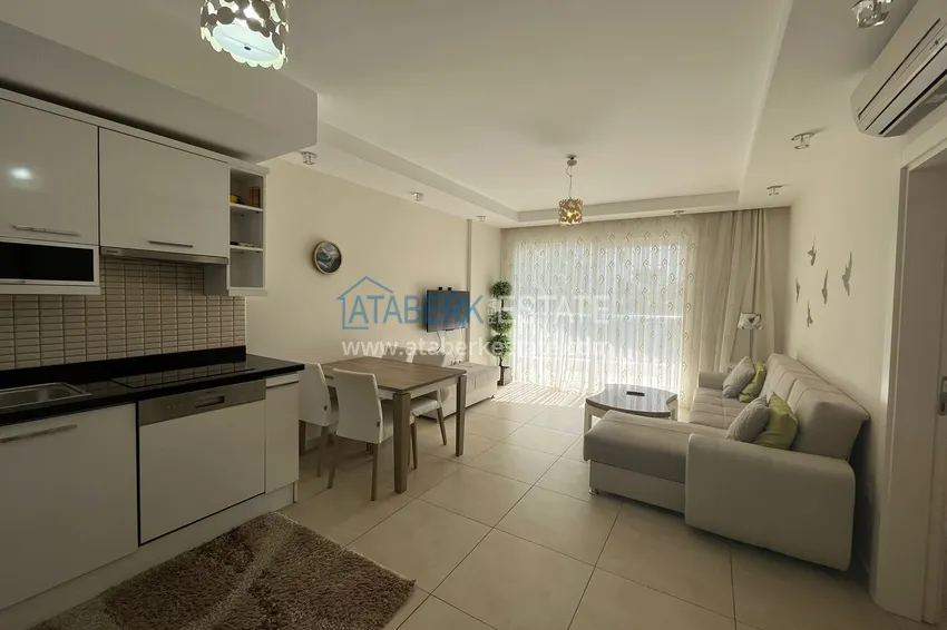 Purchase Long-term rental of a furnished one-bedroom apartment in Alanya, Cikcilli District V-2 1