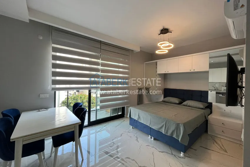 Purchase  Studio apartment for rent in the center of Alanya, 250 meters from Keykubat Beach No. 30 1 