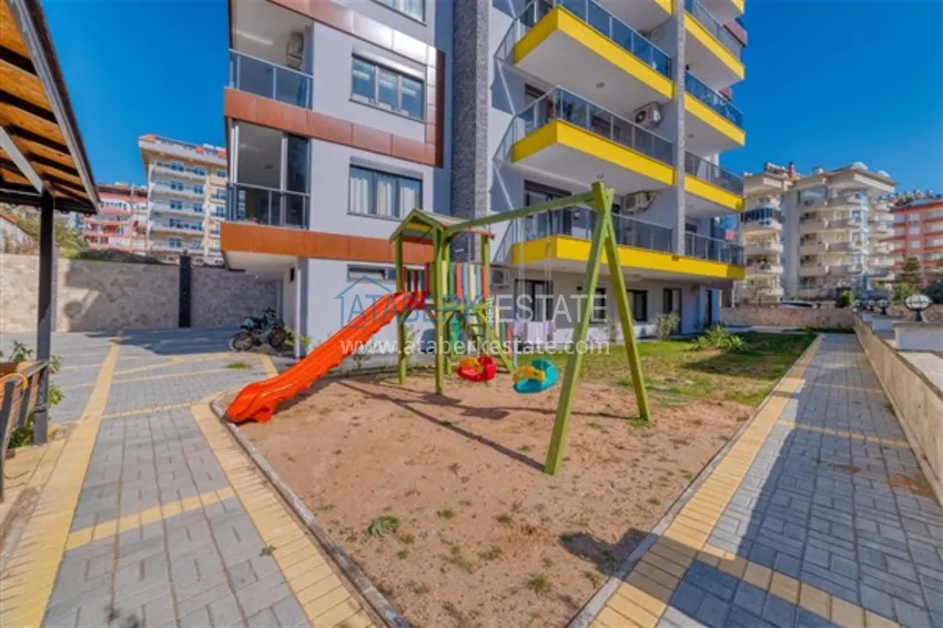 Apartment 2 + 1 with new furniture and a separate kitchen, Cikcilli area - Alanya 2 