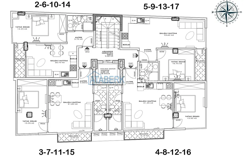 Buy cheap Comfortable city house in the center of Alanya - installments of up to 3 years, accommodation with a down payment and a tap at 50% payment 2