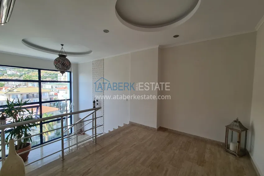 Purchase  Furnished duplex penthouse 3 + 2 with sea and mountain views, Cikcilli - Alanya 22 