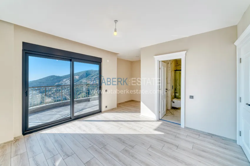 Purchase Real estate for citizenship! Brand new four-storey villa with stunning panoramic views — Alanya, Bektash 21 