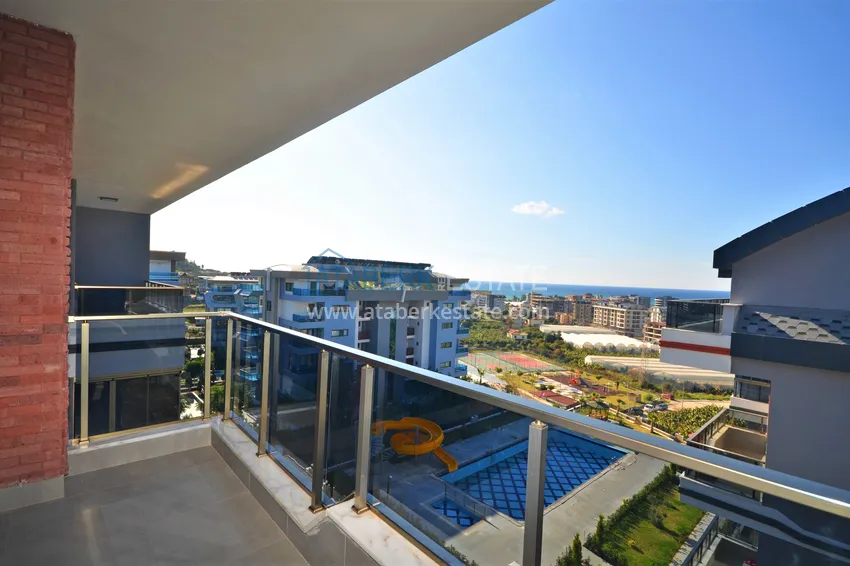Purchase Furnished 3+1 duplex penthouse with sea view, Kargicak area - Alanya 21 