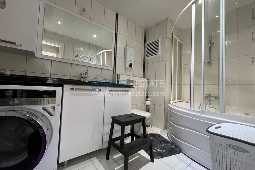 Purchase Furnished duplex penthouse 4 + 1 with mountain views in a prestigious complex, Oba - Alanya 27