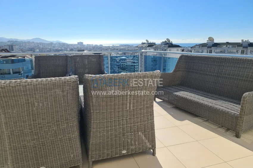 Purchase  Furnished duplex penthouse 3 + 2 with sea and mountain views, Cikcilli - Alanya 28 