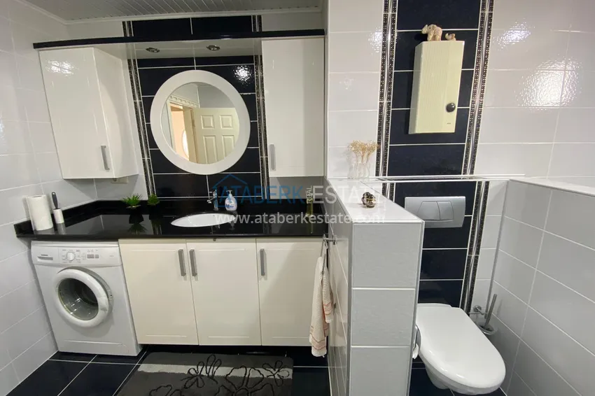 Purchase  Apartment 3 + 1 furnished with sea and mountain views in a complex on the first coastline, Kestel - Alanya 27 