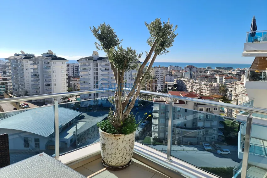 Purchase  Furnished duplex penthouse 3 + 2 with sea and mountain views, Cikcilli - Alanya 30 