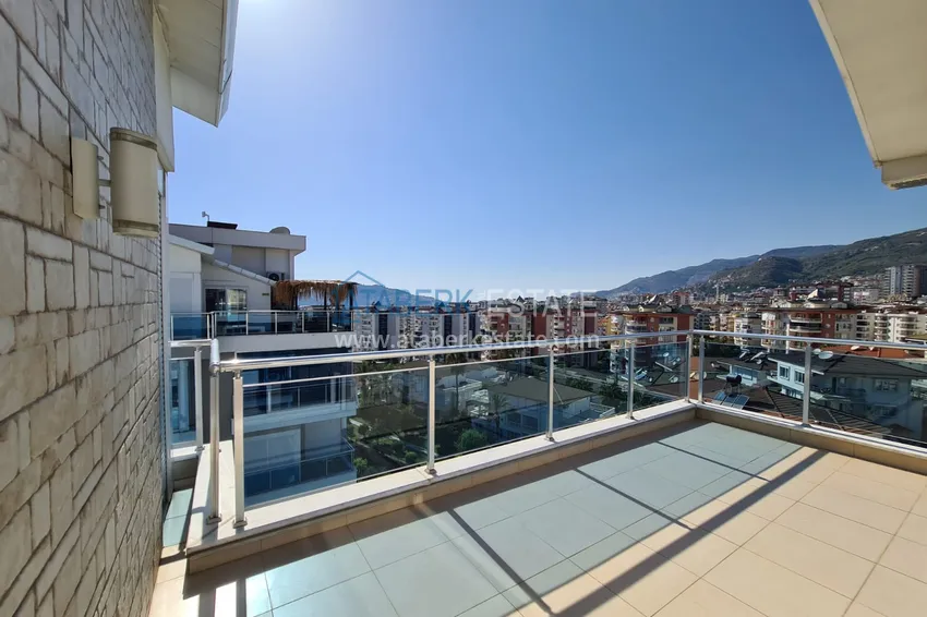 Purchase  Furnished duplex penthouse 3 + 2 with sea and mountain views, Cikcilli - Alanya 31 