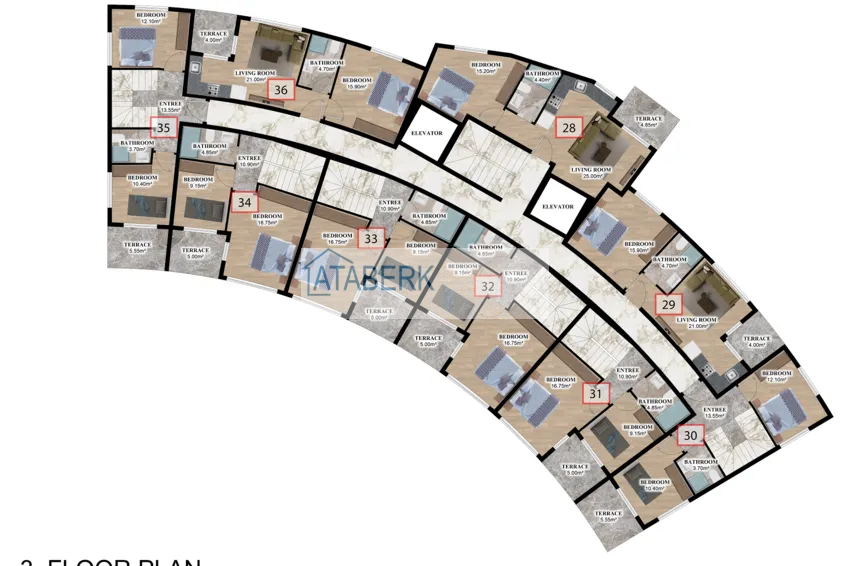 Buy cheap New off-plan project - investment property next to the sea in Konakli, Alanya 2 