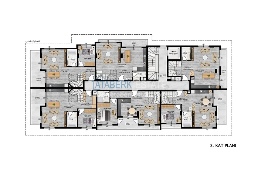 Buy cheap A new investment project in the center of Alanya directly from the developer 1