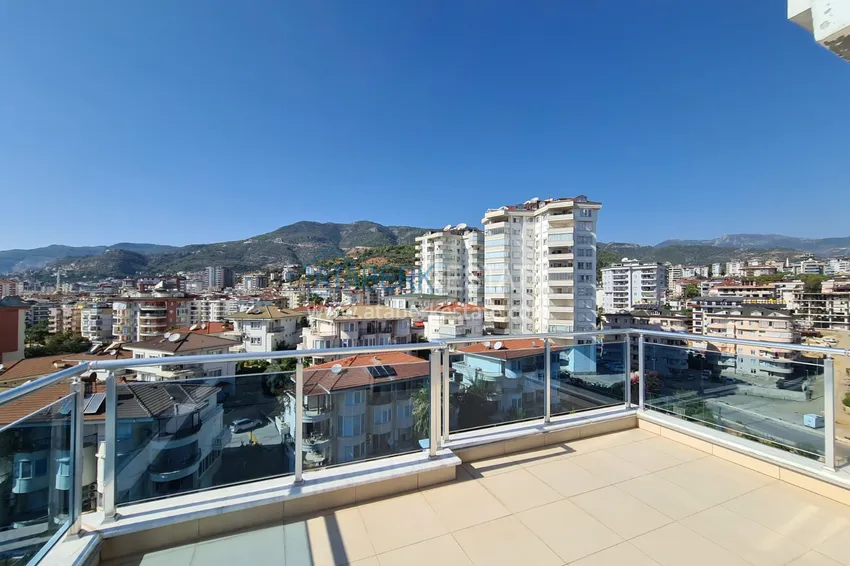 Purchase  Furnished duplex penthouse 3 + 2 with sea and mountain views, Cikcilli - Alanya 32 