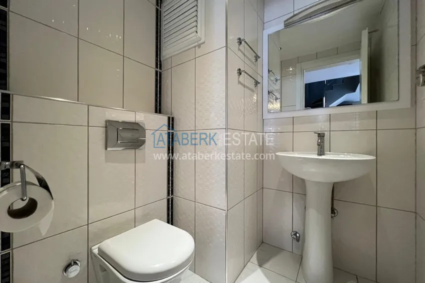 Purchase Furnished duplex penthouse 4 + 1 with mountain views in a prestigious complex, Oba - Alanya 31