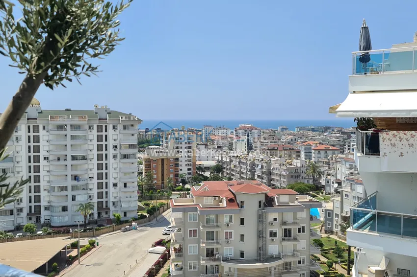 Purchase  Furnished duplex penthouse 3 + 2 with sea and mountain views, Cikcilli - Alanya 33 