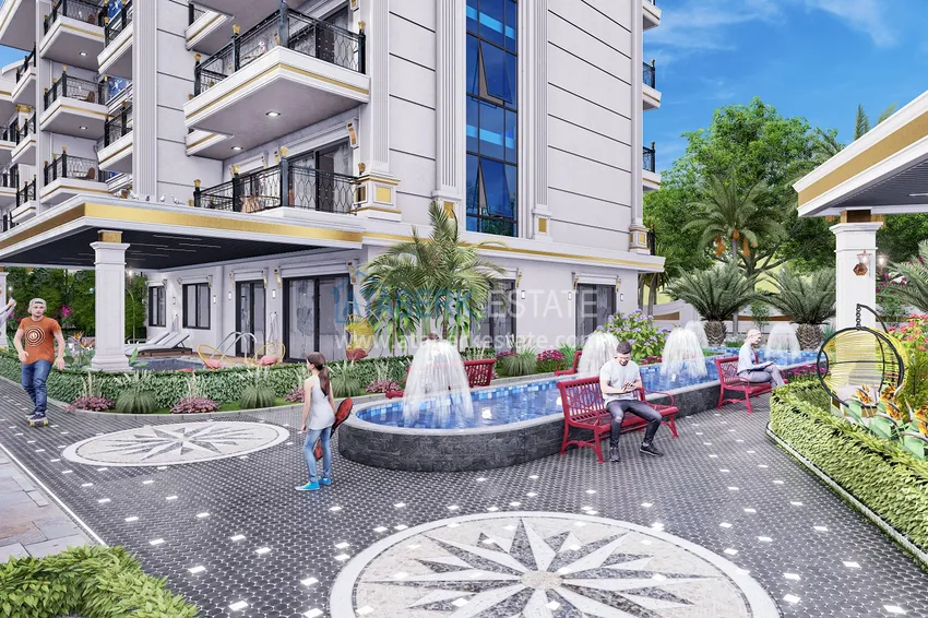 A new investment project for a luxury residential complex in the Oba area 34