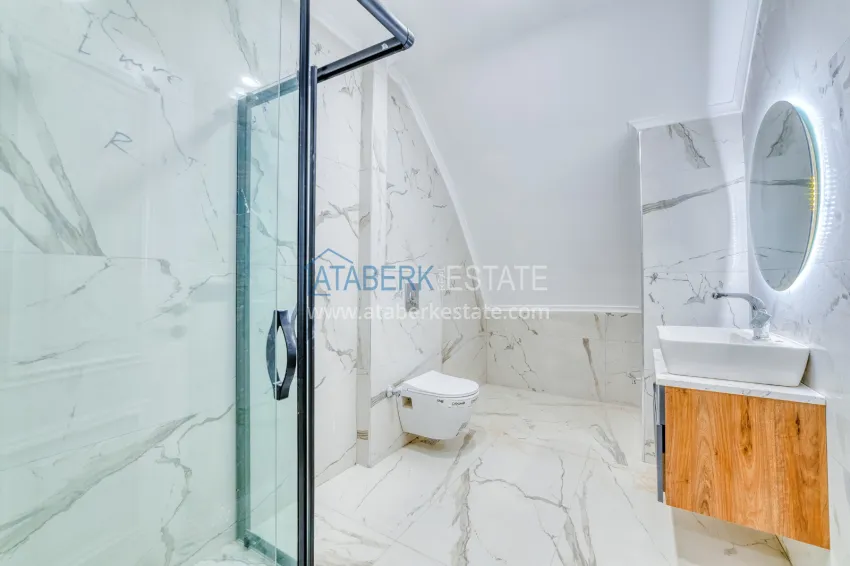 Purchase Real estate for citizenship! Brand new four-storey villa with stunning panoramic views — Alanya, Bektash 35 