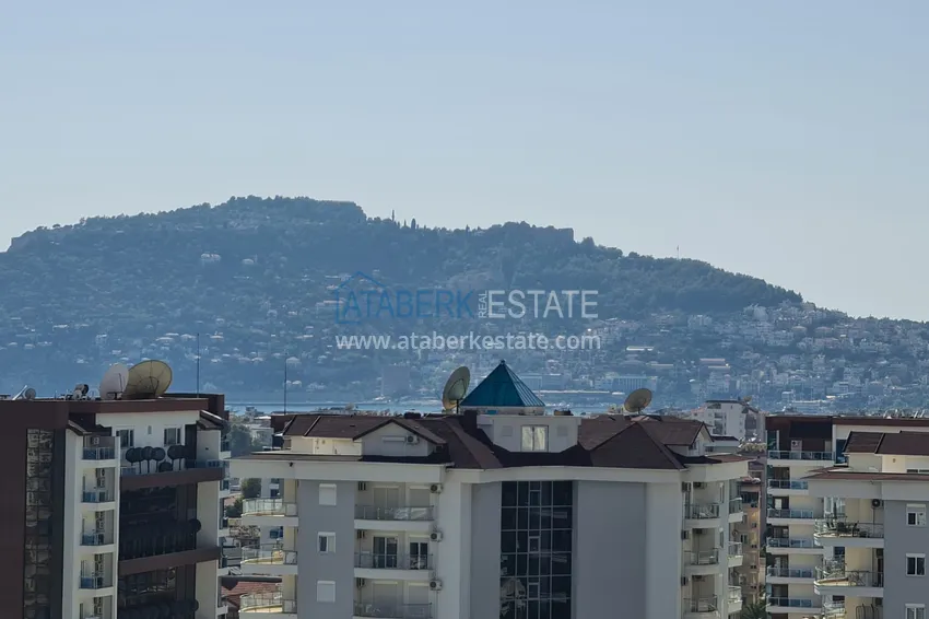 Purchase  Furnished duplex penthouse 3 + 2 with sea and mountain views, Cikcilli - Alanya 37 