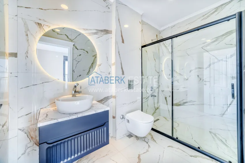 Purchase Real estate for citizenship! Brand new four-storey villa with stunning panoramic views — Alanya, Bektash 36 