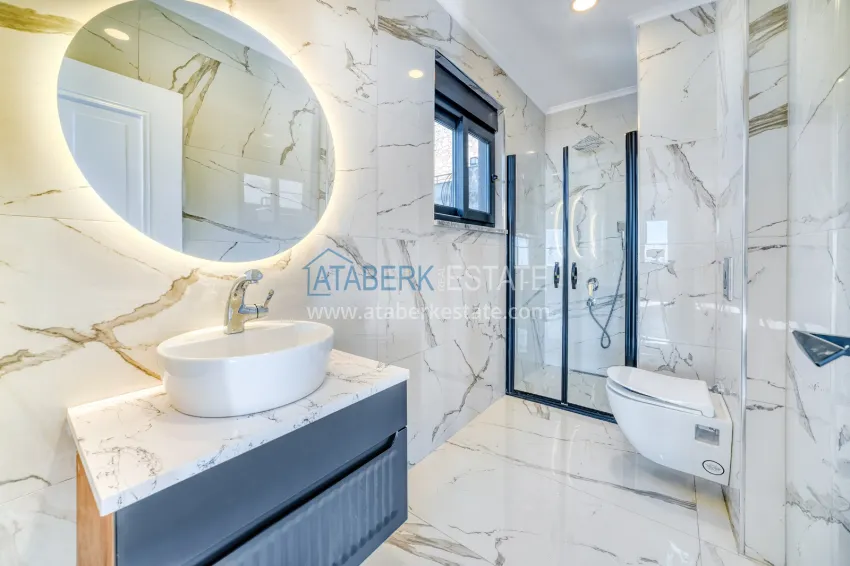 Purchase Real estate for citizenship! Brand new four-storey villa with stunning panoramic views — Alanya, Bektash 37 