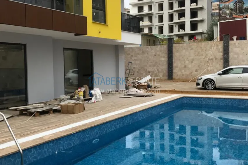 Apartment 2 + 1 with new furniture and a separate kitchen, Cikcilli area - Alanya 7 