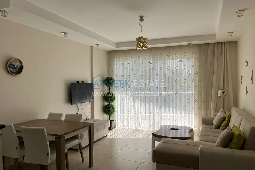 Purchase Long-term rental of a furnished one-bedroom apartment in Alanya, Cikcilli District V-2 3