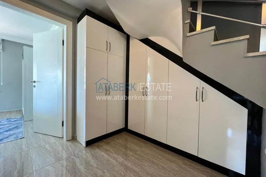 Purchase Furnished duplex penthouse 4 + 1 with mountain views in a prestigious complex, Oba - Alanya 3