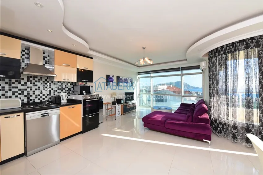 Purchase Furnished 2+1 duplex penthouse with private sauna and garage, Alanya center 3