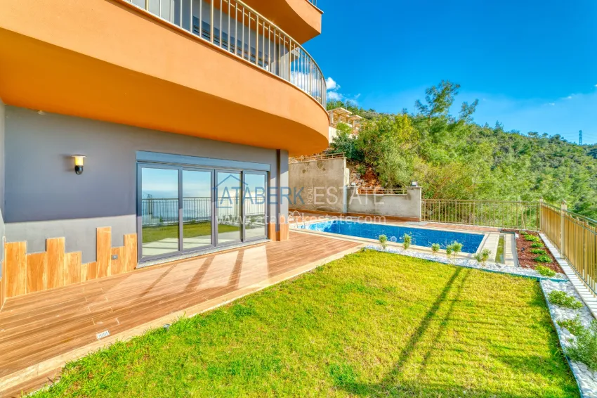Real estate for citizenship! Brand new four-storey villa with stunning panoramic views — Alanya, Bektash 3 