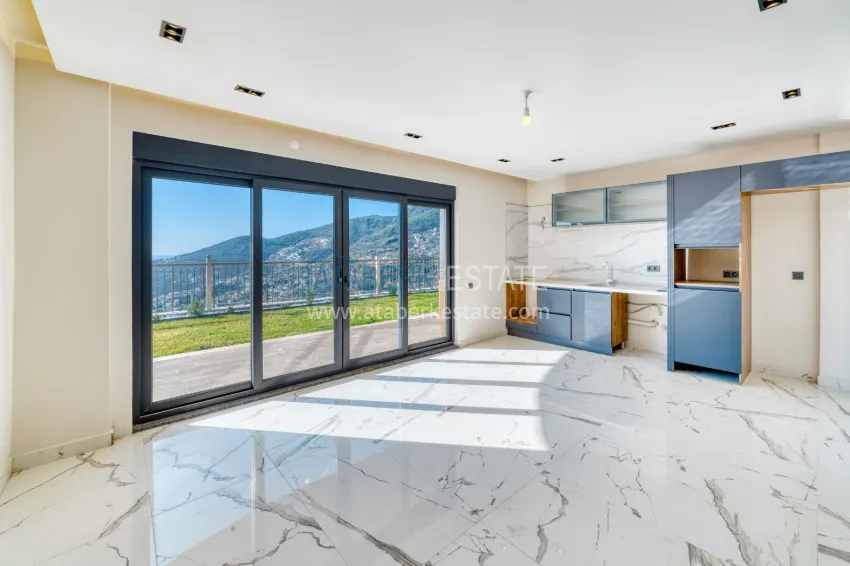 Purchase Real estate for citizenship! Brand new four-storey villa with stunning panoramic views — Alanya, Bektash 3 