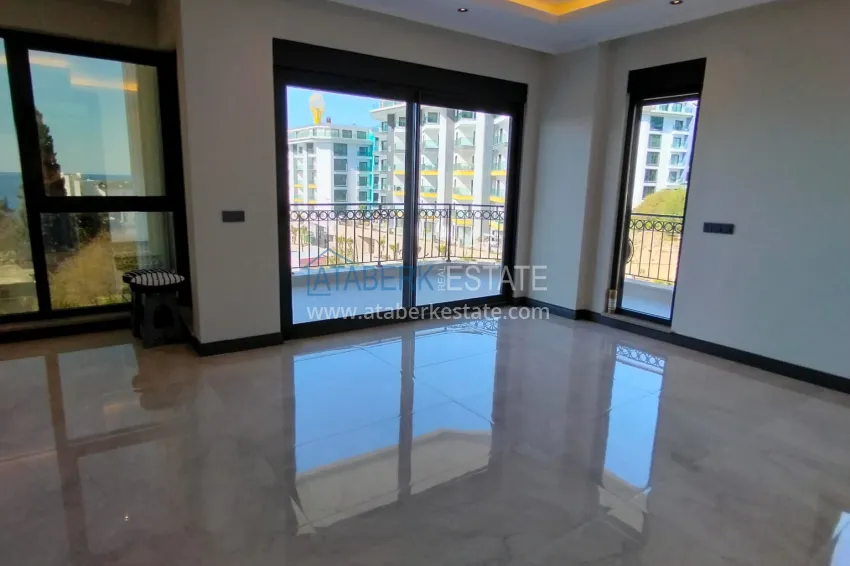 Purchase 2+1 apartment with high-quality finishing and open sea views in an exclusive complex — Alanya, Kargicak 5