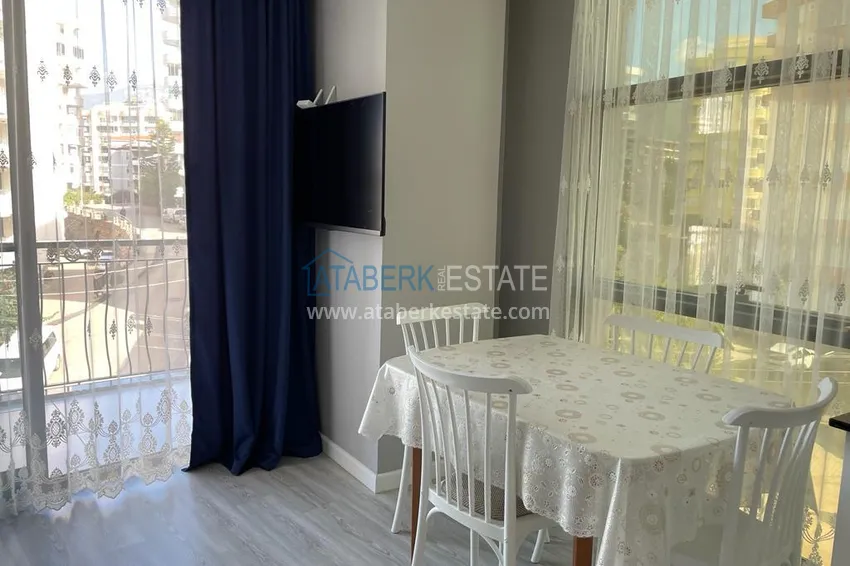 Purchase One bedroom apartment with furniture and mountain views, Tosmur - Alanya 3