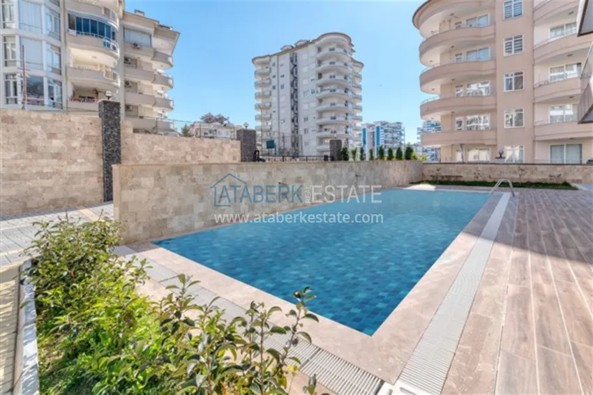 Apartment 2 + 1 with new furniture and a separate kitchen, Cikcilli area - Alanya 8 