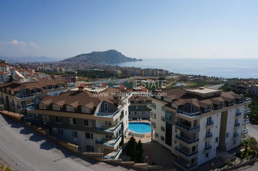 Furnished 2+1 duplex penthouse with private sauna and garage, Alanya center 7