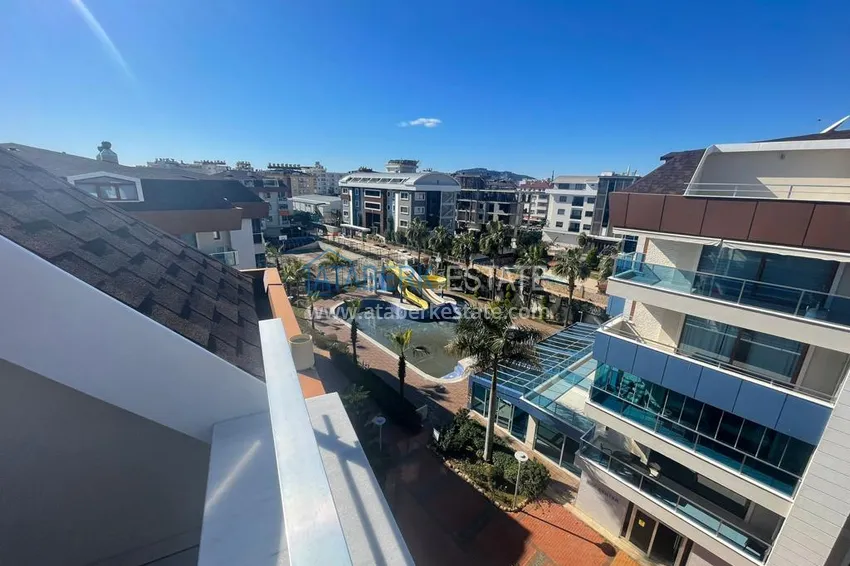 Purchase Furnished duplex penthouse 4 + 1 with mountain views in a prestigious complex, Oba - Alanya 43