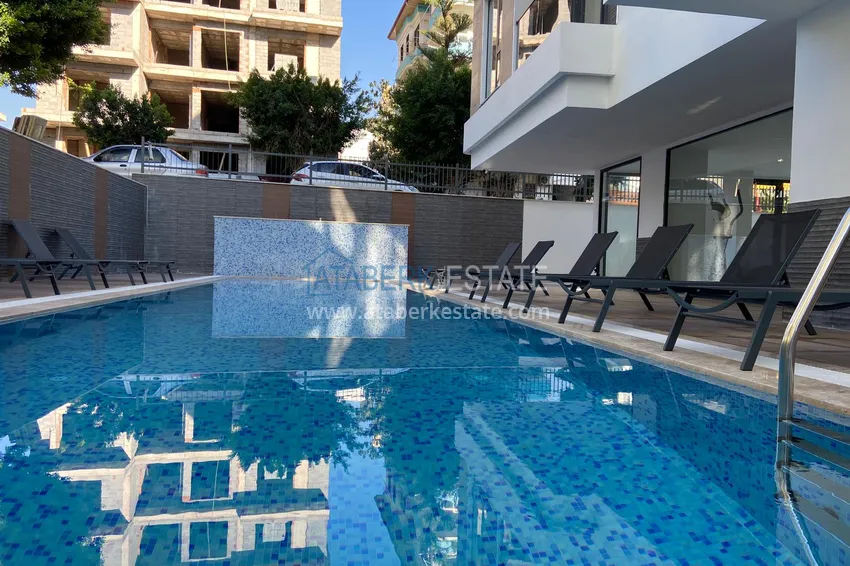 Furnished 1+1 apartment for rent in the center of Alanya No. 21 6 