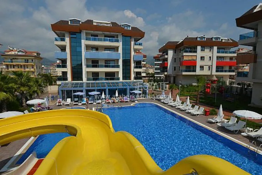 Furnished duplex penthouse 4 + 1 with mountain views in a prestigious complex, Oba - Alanya 4