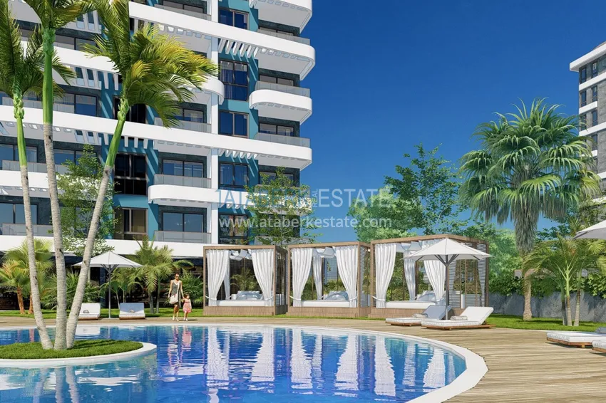 Apartments from a construction company in a comfort class residence - Alanya, Demirtas 5 