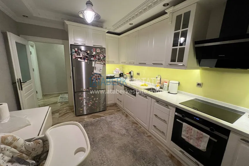 Purchase Duplex in the center of Alanya with a separate kitchen, a view of the sea and the historical fortress 4