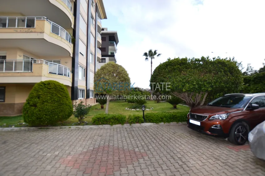 Apartment 3 + 1 furnished with sea and mountain views in a complex on the first coastline, Kestel - Alanya 5 